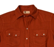 Tellason Cowboy Shirt International Orange XXL