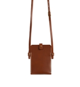 Smartphone Tasche OBERWEIHER ORIGINAL Braun Messing