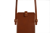 Smartphone Tasche OBERWEIHER ORIGINAL Braun Messing