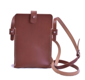 Smartphone Tasche OBERWEIHER ORIGINAL Braun Nickel