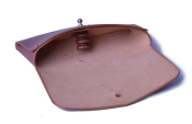 OBERWEIHER ORIGINAL Brillenetui Braun/Nickel
