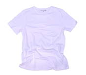 Merz b. Schwanen 1950er Rundhals T-Shirt, weiß L