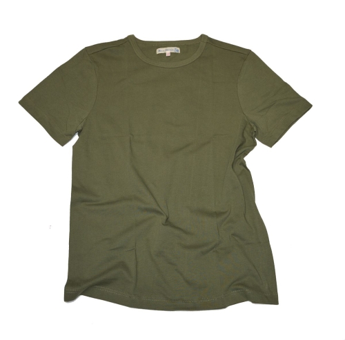 Merz b. Schwanen 1950er Rundhals T-Shirt, army L