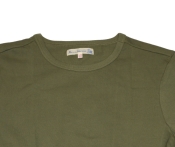 Merz b. Schwanen 1950er Rundhals T-Shirt, army L