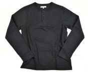 Merz b. Schwanen Longsleeve Henley charcoal
