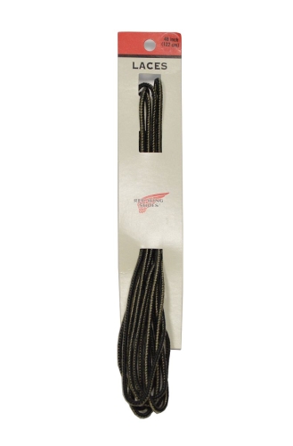 Red Wing Boot Laces  black/olive 48"