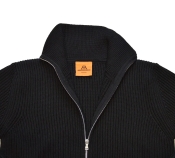 Andersen-Andersen Navy Full-Zip Black