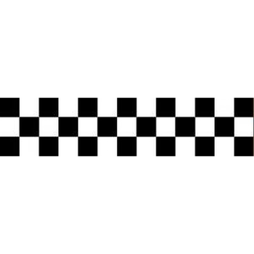 DAVIDA "Chequered Tape" black/white