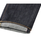 ED-55 Regular Tapered Jeans Red Listed Selvage Denim Unwashed