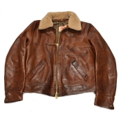 Thedi Leathers "Brown Cowhide Jacket"