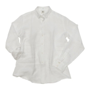 Delikatessen "Feel Good Shirt" white linen