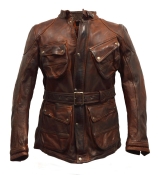 Thedi Leathers "Long Jacket" brown XXL