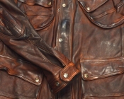 Thedi Leathers "Long Jacket" brown XXL