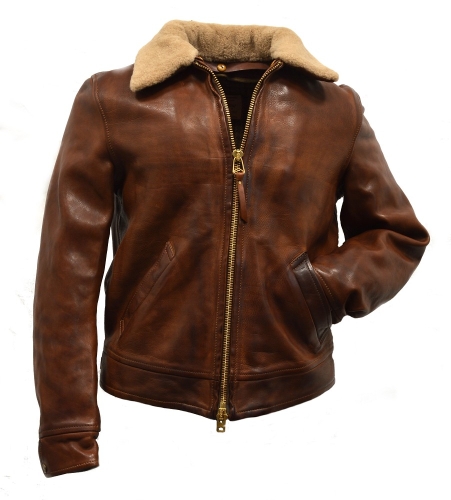 Thedi Leathers "Brown Cowhide Jacket" XL