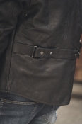 ROKKER "Goodwood Leather Jacket" Black M
