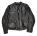 ROKKER "Goodwood Leather Jacket" Black M
