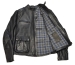 ROKKER "Goodwood Leather Jacket" Black M