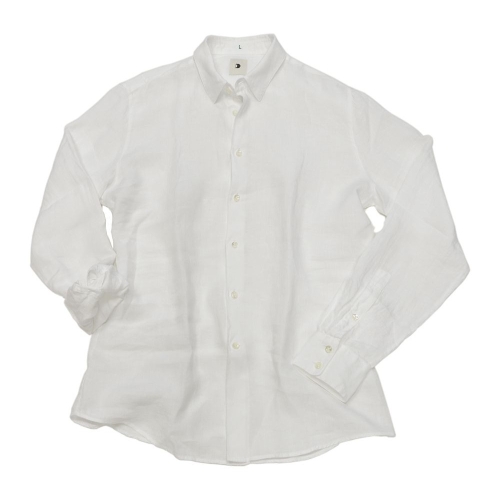 Delikatessen "Feel Good Shirt" white linen XL
