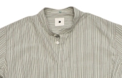 Delikatessen "Zen Shirt" green/beige/white stripe XXL