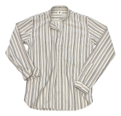 Delikatessen "Zen Shirt" black stripe M
