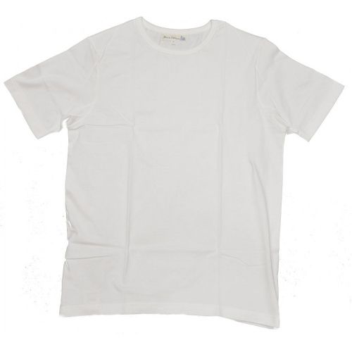 Merz b. Schwanen "1950er Rundhals T-Shirt", weiß XL