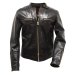 Thedi Leathers "Cafe Racer Jacket" Black Horsehide