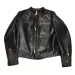 Thedi Leathers "Cafe Racer Jacket" Black Horsehide