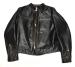 Thedi Leathers "Cafe Racer Jacket" Black Horsehide XL