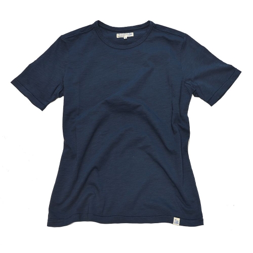 Merz b. Schwanen T-Shirt Pima-Baumwolle denim blue