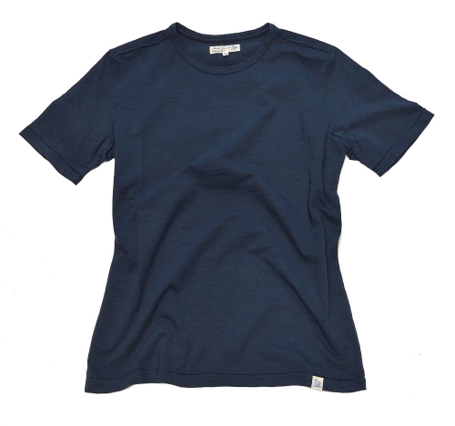 Merz b. Schwanen T-Shirt Pima-Baumwolle denim blue M