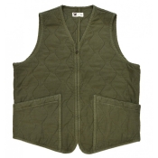 Tellason Quilted Gilet Olive