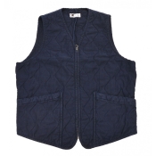 Tellason Quilted Gilet Navy L